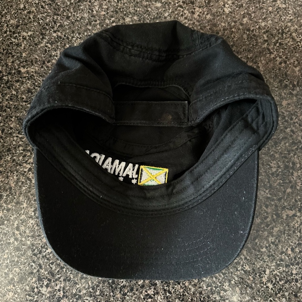Black Jamaica Embroidered Cap - Picture 4 of 6